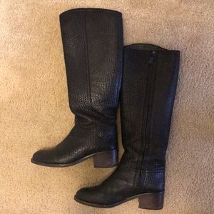 Tory Burch classic black riding boots